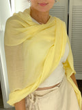 Maisy Cotton Modal Plain Scarf - Lavender