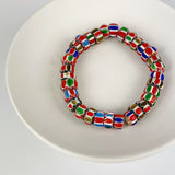 Recycled Glass Bracelet - Multi