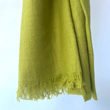 Maisy Cotton Modal Plain Scarf - Lime