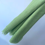 Cotton Modal Plain Scarf - Apple