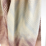 Ottilie Ombre Chevron Blanket Scarf - Dusty Pink