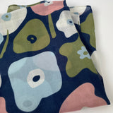 Jilly Paint Splodge Floral Scarf - Blue