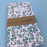 Blue Pretty Print Little Notebook