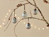 Sohni Shell Baubles - Gold & Cream (Set of 4)