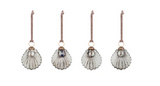 Sohni Shell Baubles - Gold & Cream (Set of 4)