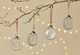 Sundara Coastal Baubles - Clear (Set of 4)