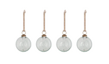 Sundara Coastal Baubles - Clear (Set of 4)