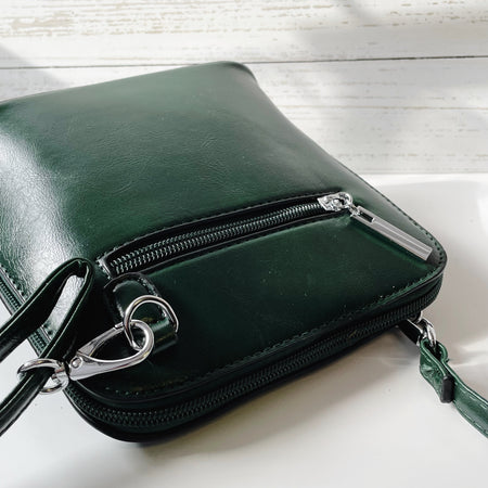 Small Cross Body Bag - Forest Green