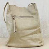 Slouchy Colour Block Handbag - Camel