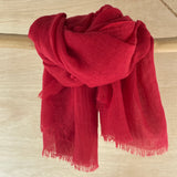 Penny Plain Scarf - Red