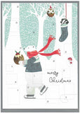 Advent Calendar Christmas Polar Bear Card