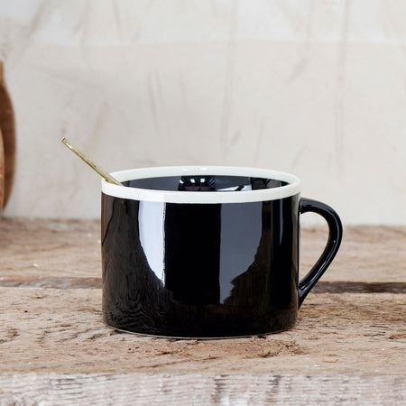Datia Short Mug - Black