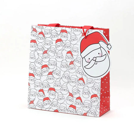 Festive Santa Gift Bag - Medium