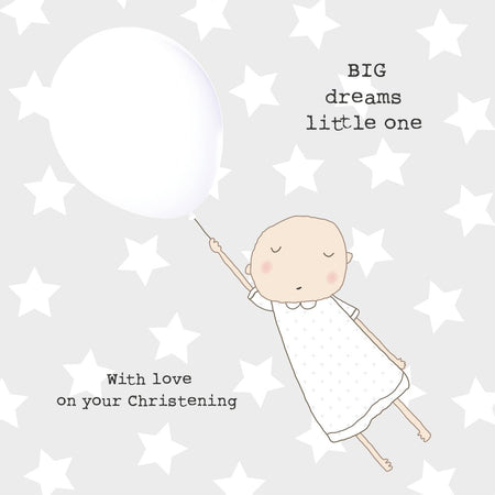 Big Dreams Little One Christening Card (1432614928481)