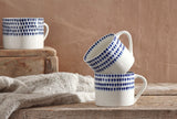 Indigo Drop Small Short Mug