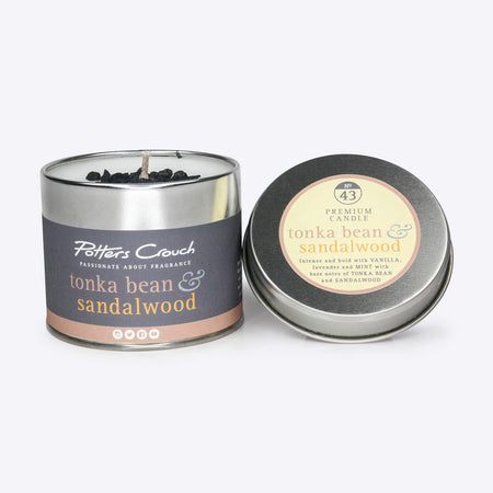 Tonka Bean & Sandalwood Scented Candle