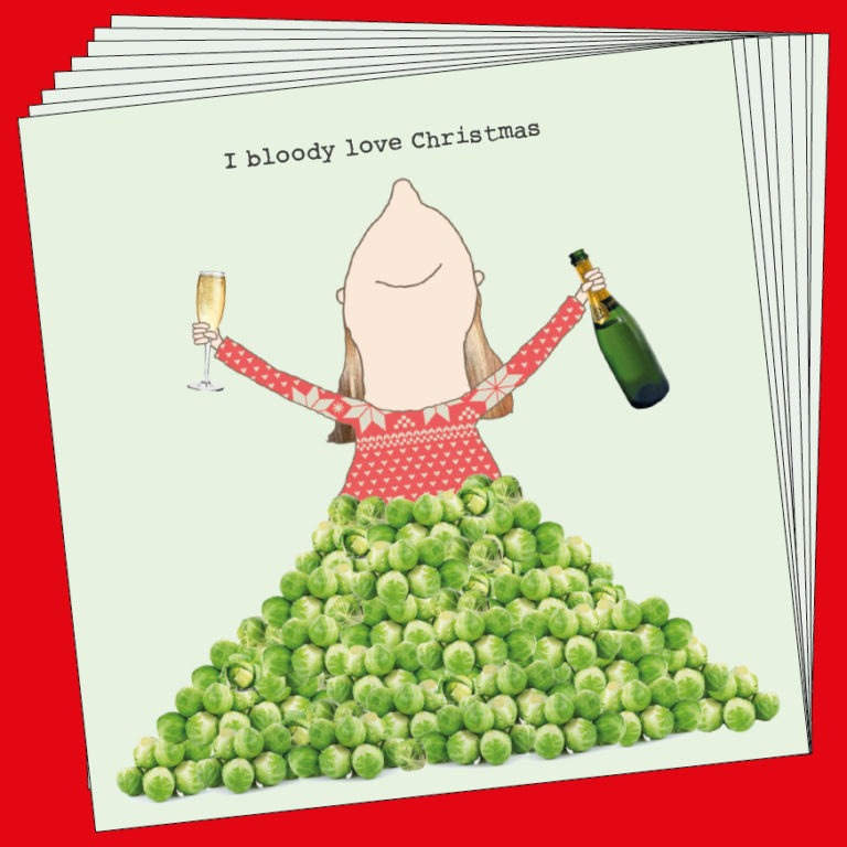 Bloody Love Christmas Cards - Pack of 8