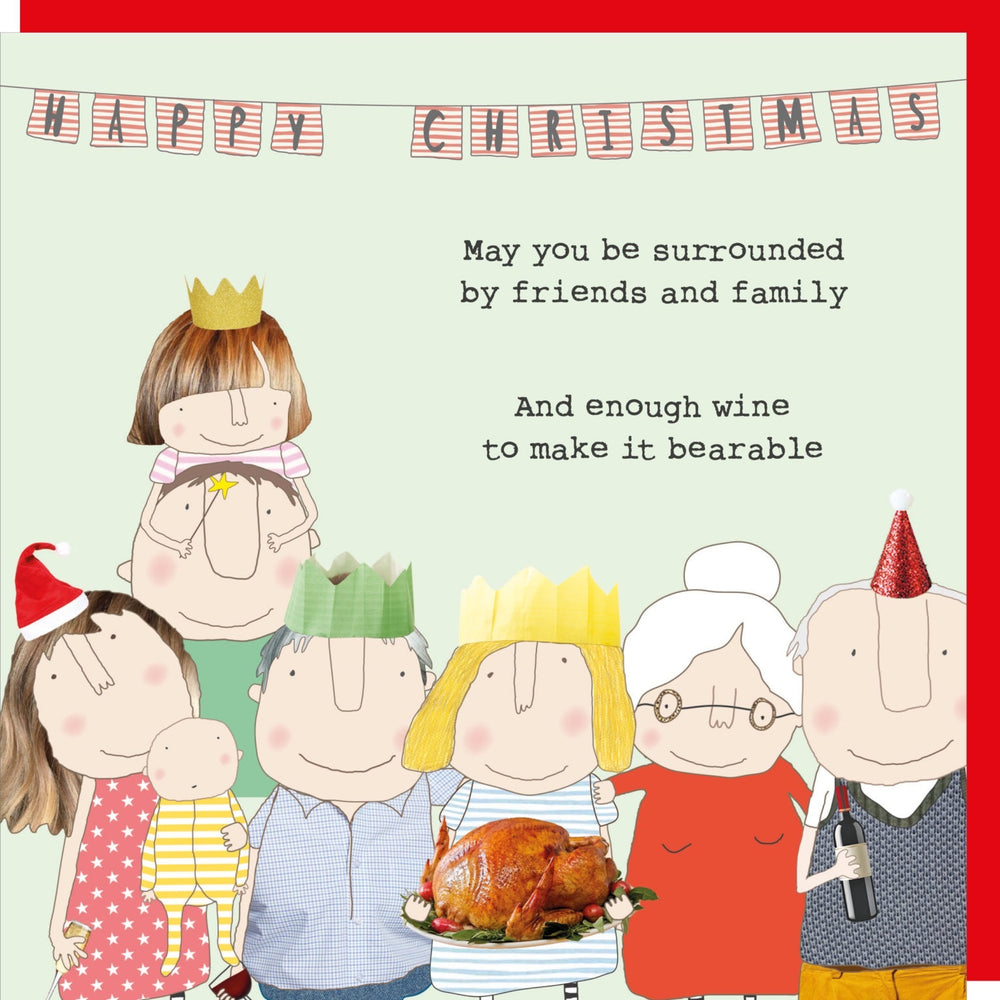 Unbearable Family Christmas Card