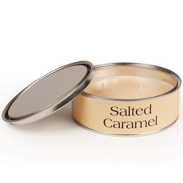 Salted Caramel Triple Wick Paint Tin Candle