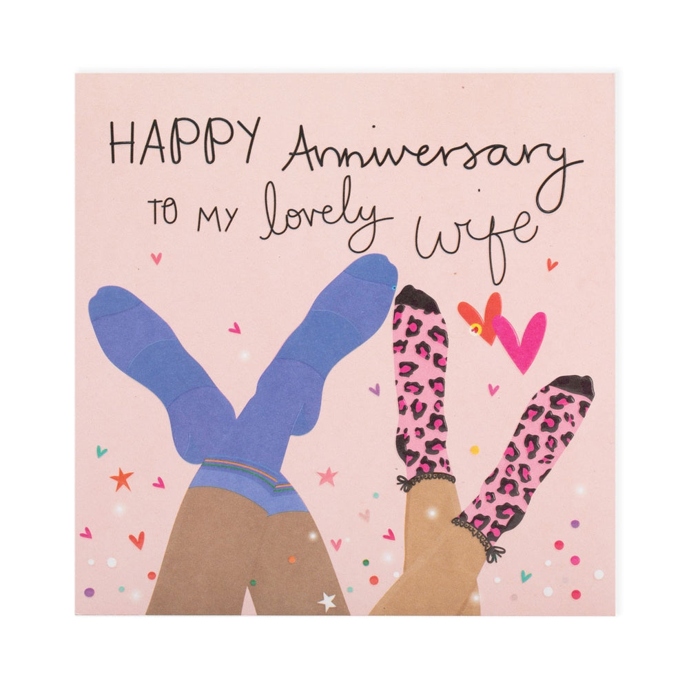 Happy Anniversary Wife Electric Dreams Card