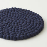 Handmade Eco Felt Place Mat - Navy