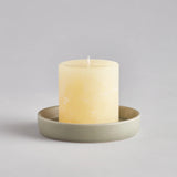 Light Grey Candle Plate