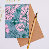 Botanic Thank You Art Card