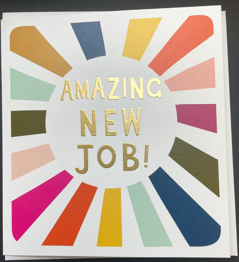 Amazing New Job Card
