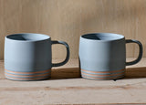 Enesta Lined Mug - Dusty Blue