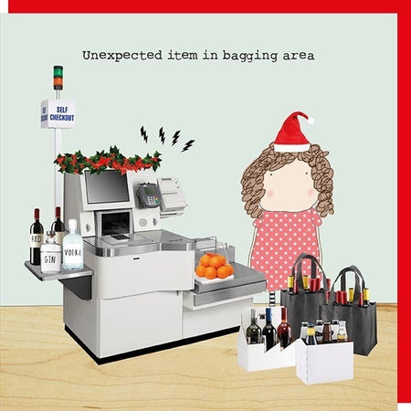 Unexpected Item Christmas Card
