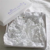 Giant Sparkle Snowflake Glass Decoration