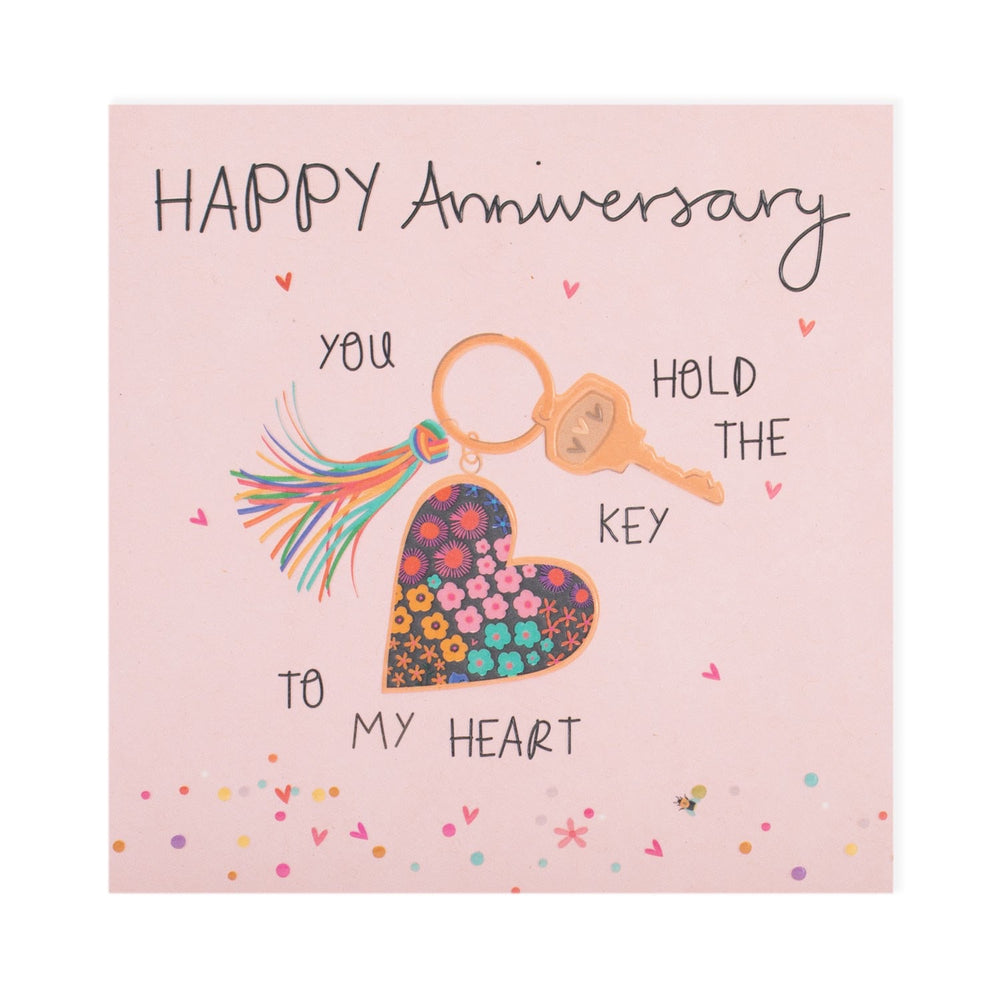 Key To My Heart Anniversary Electric Dreams Card