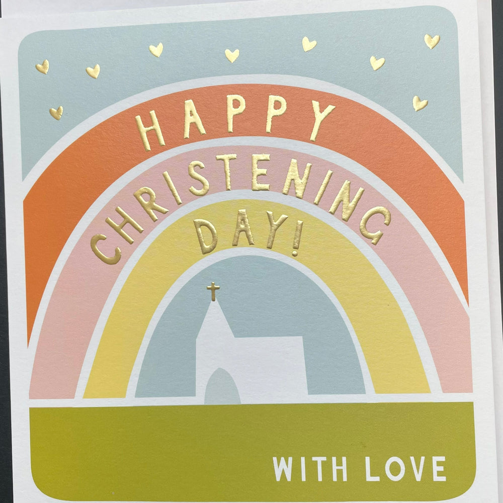 Christening Day Rainbow Card