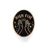 High Five Enamel Pin