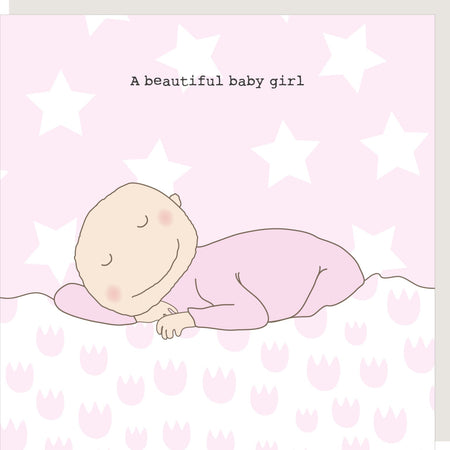 Beautiful Baby Girl Card