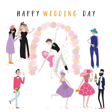 Happy Wedding Day Happy Days Card