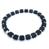 Noir Cubes Bracelet