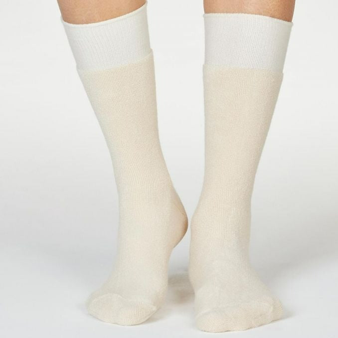 Bobbie Walker Cotton Socks - Cream