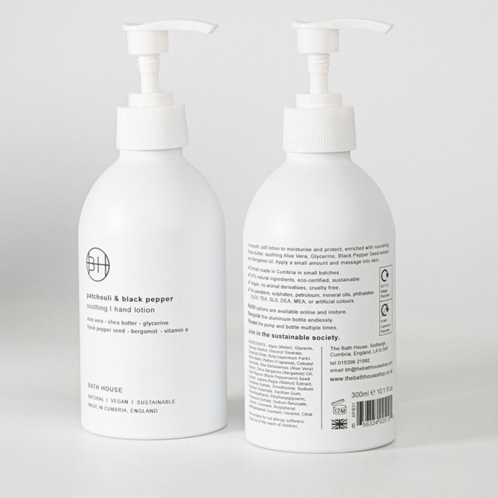 Patchouli & Black Pepper Soothing Hand Lotion