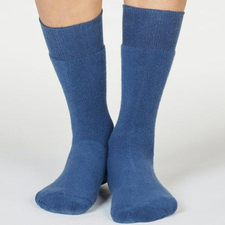 Bobbie Walker Cotton Socks - Blue Slate