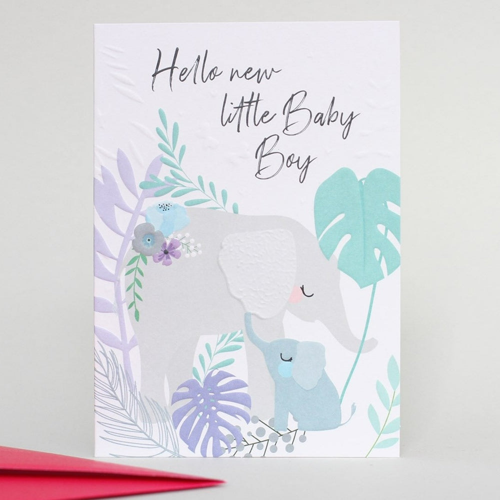 Hello Baby Boy Wild Thing Card