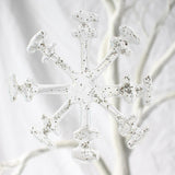 Giant Sparkle Snowflake Glass Decoration
