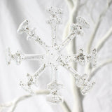 Giant Sparkle Snowflake Glass Decoration