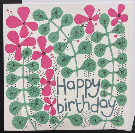 Birthday Flowers Card