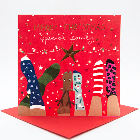Special Family Electric Dreams Christmas Card